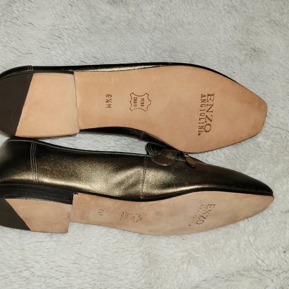 Enzo Angiolini Linear Metallic Bronze Shoes - NEW - Picture 7 of 8